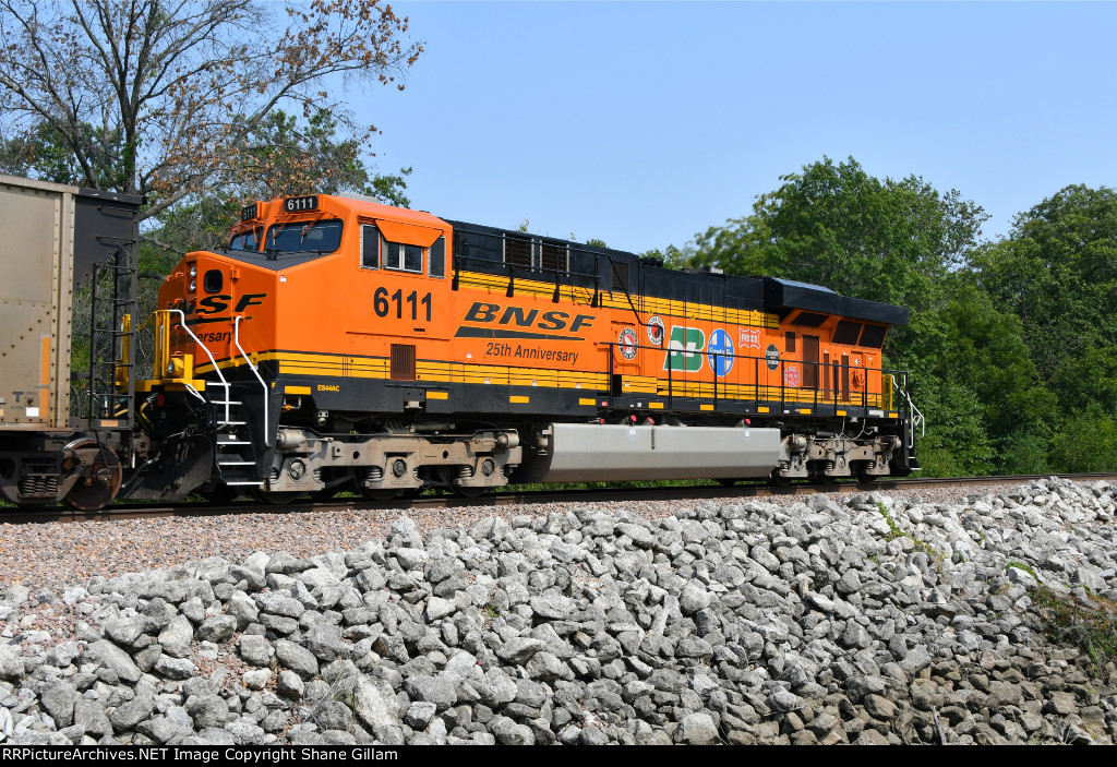 BNSF 6111 25th Anniversary unit.